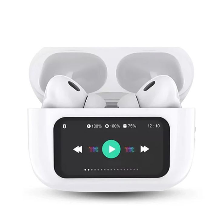 A9 Pro Wireless Earbuds With Smart Display