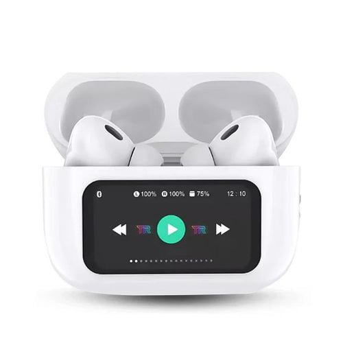 A9 Pro Wireless Earbuds With Smart Display