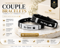 His Queen & Her King Couple Bracelet Set ❤️